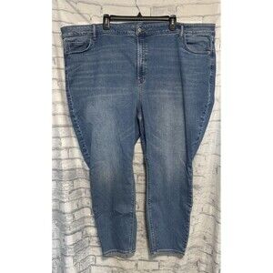 OLD NAVY High Rise Rockstar Super Skinny Built In Warm Jeans Womens 30